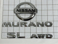 NISSAN Murano SL AWD 2016-2023 Trunk Liftgate Emblem Set