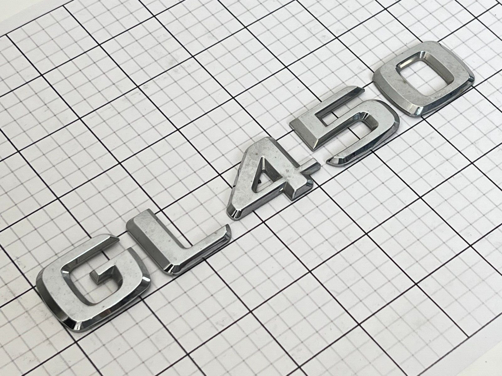 MERCEDES Benz X164 Gl450 Rear Emblem Badge Logo Letters