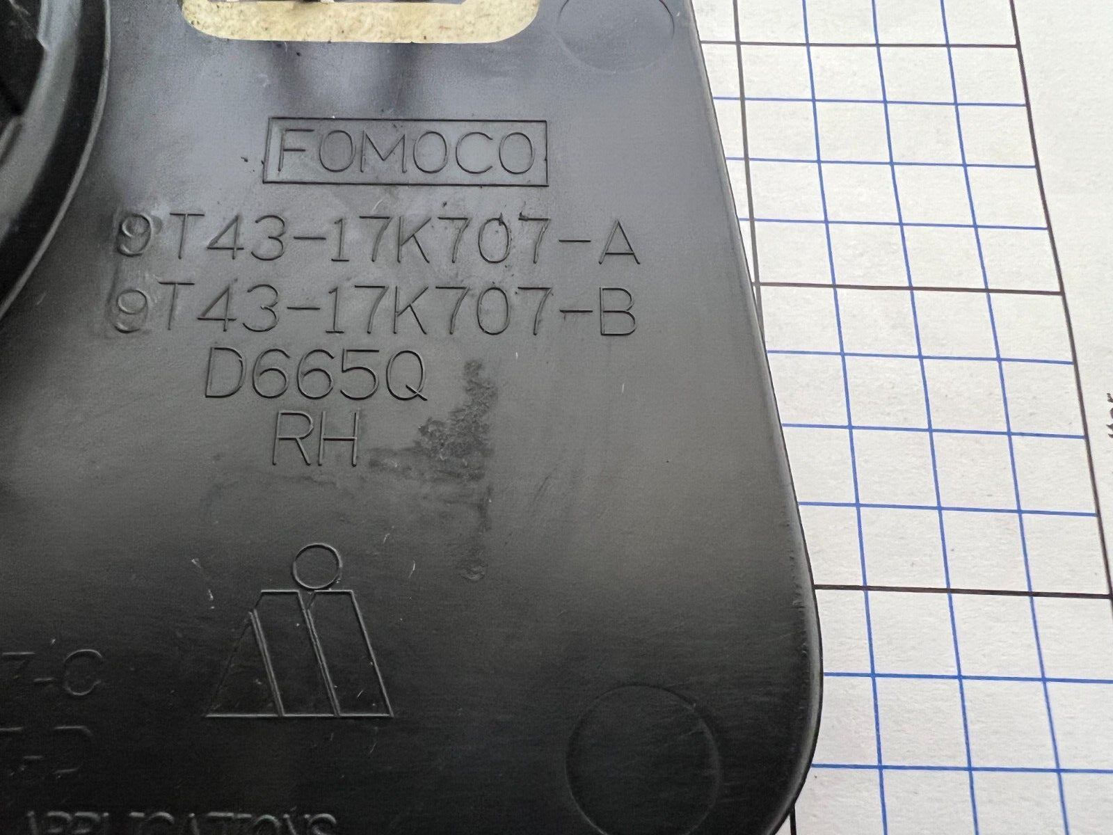 FORD EDGE 07-09 Right DOOR Passenger SIDE Heated Blind SPOT Mirror Glass RH