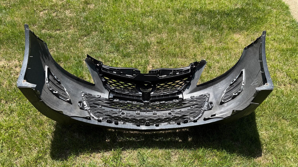 2010-2012 Mazda Cx-9 Front Bumper Shell Cover With Grilles And Foam Insert Gray
