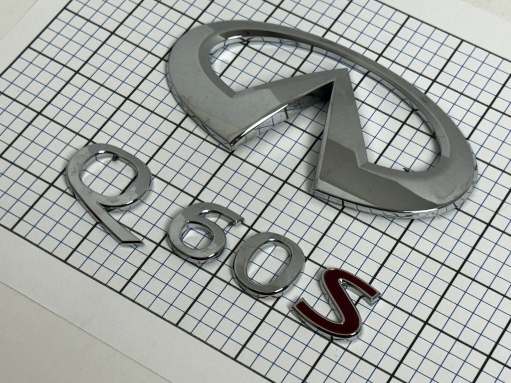 INFINITI Q60s 2016 Trunk Emblem Badge Logo Letters