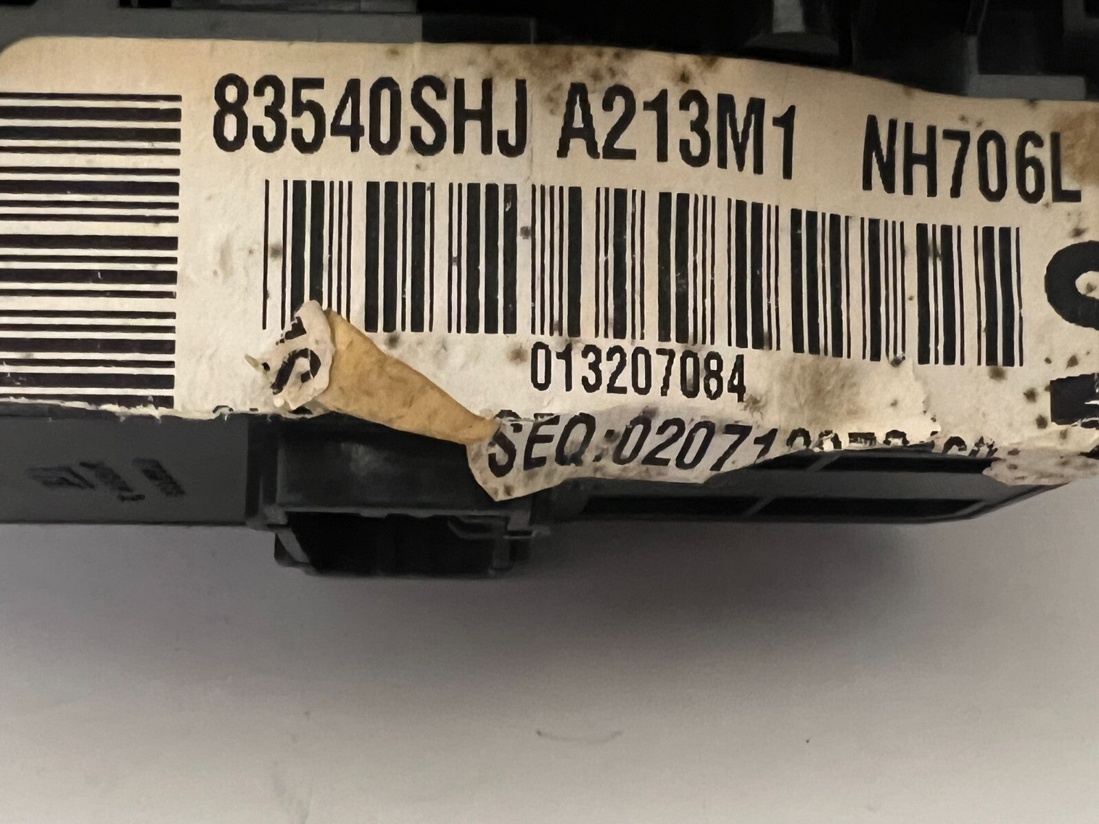 HONDA Odyssey 2006 Right Passenger Door Power Window Mirror Switch 83540shja213