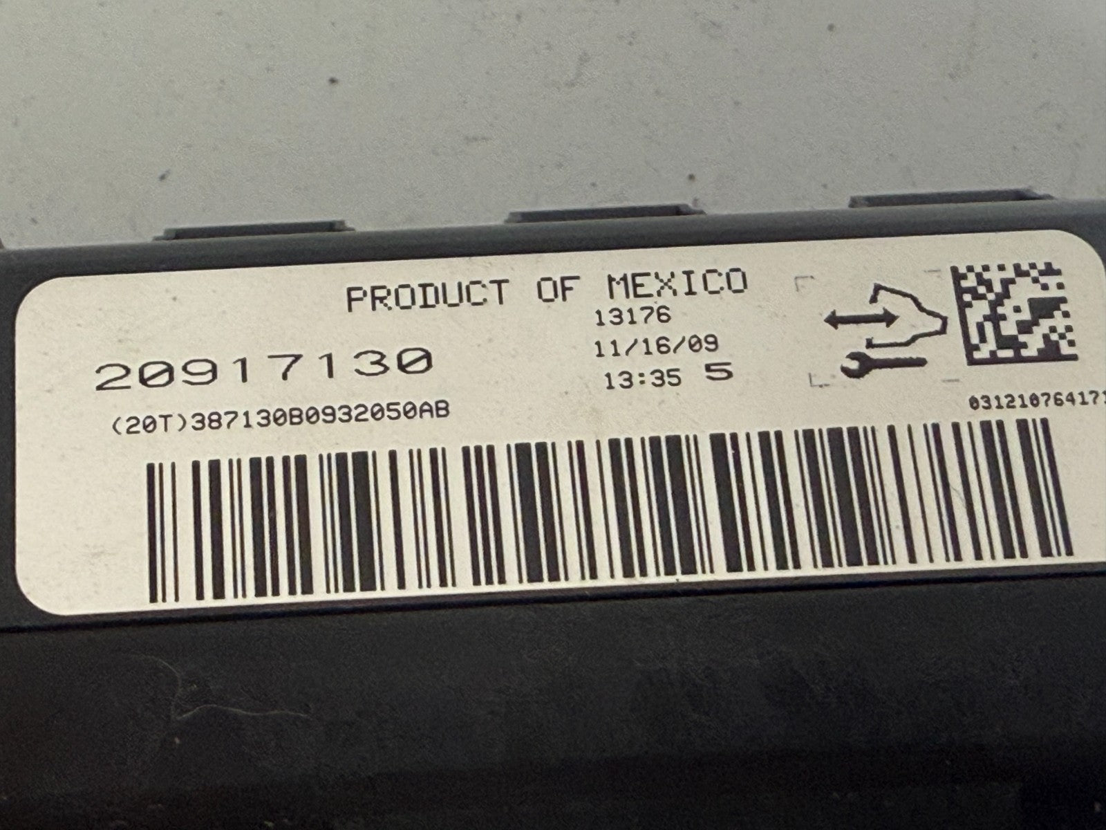 CHEVROLET Traverse 2009 Dash Climate Control A/c Defrost 3 Knob