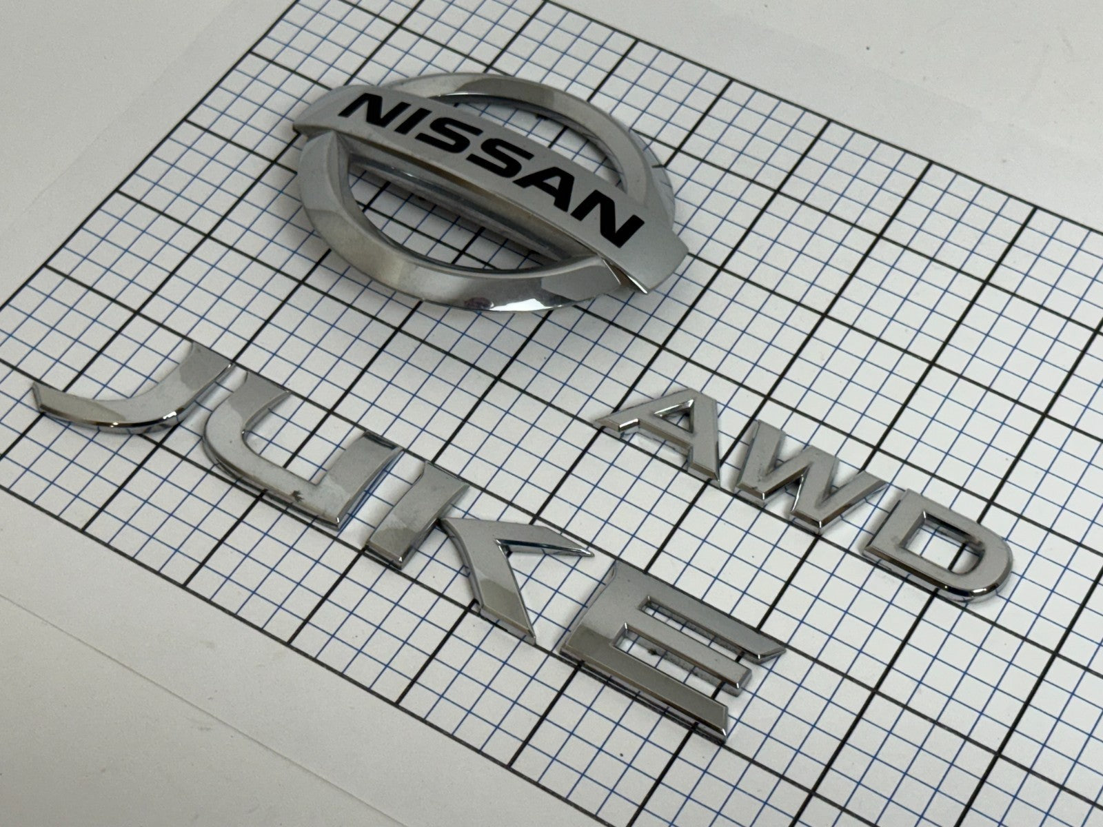 NISSAN JUKE AWD Trunk Liftgate Emblem Full Set