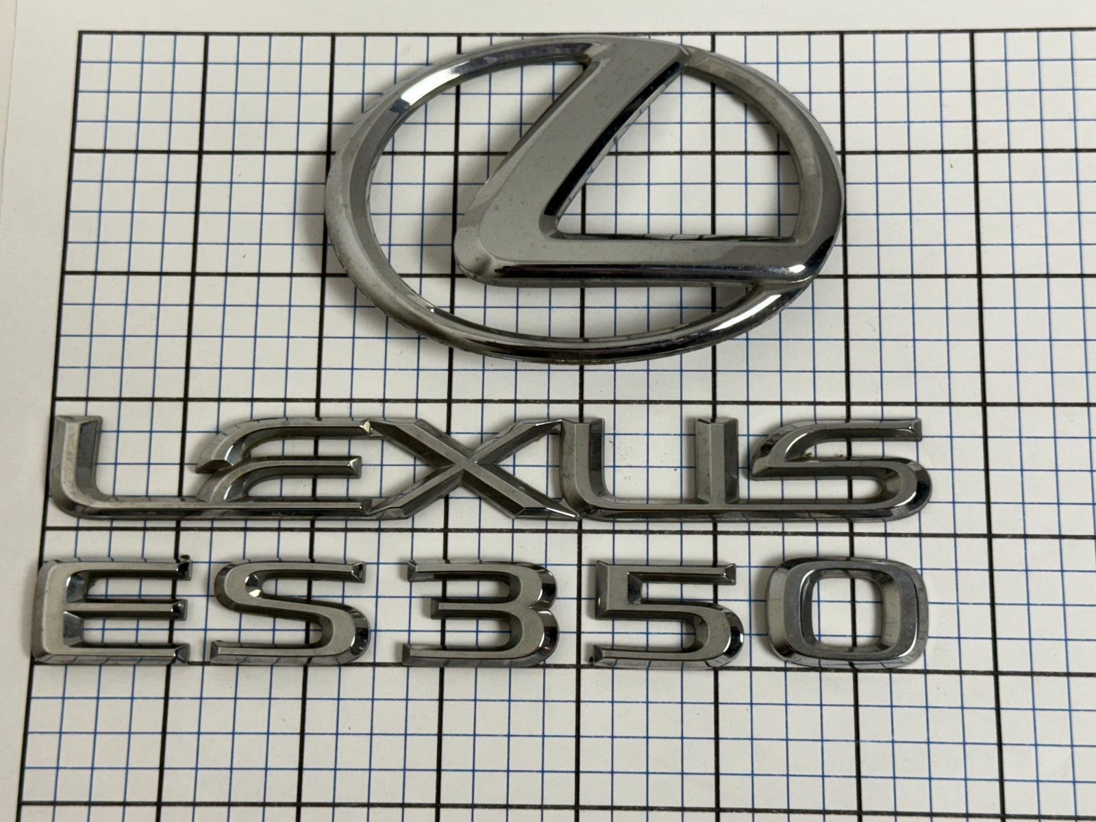 LEXUS Es350 2013-2019 Rear Trunk Emblem Logo Full Set ES 350