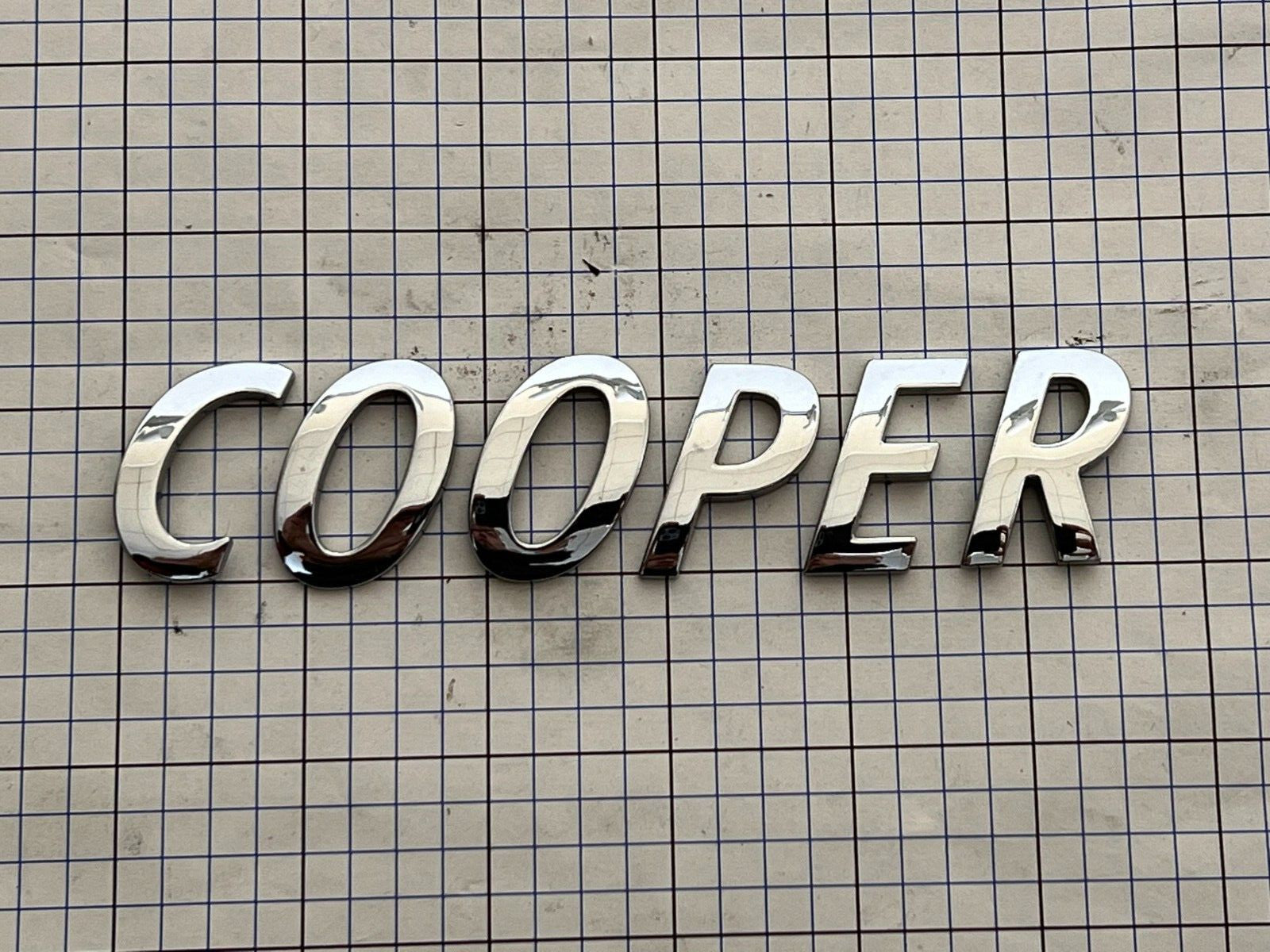 MINI Cooper Trunk Emblem Letters Set