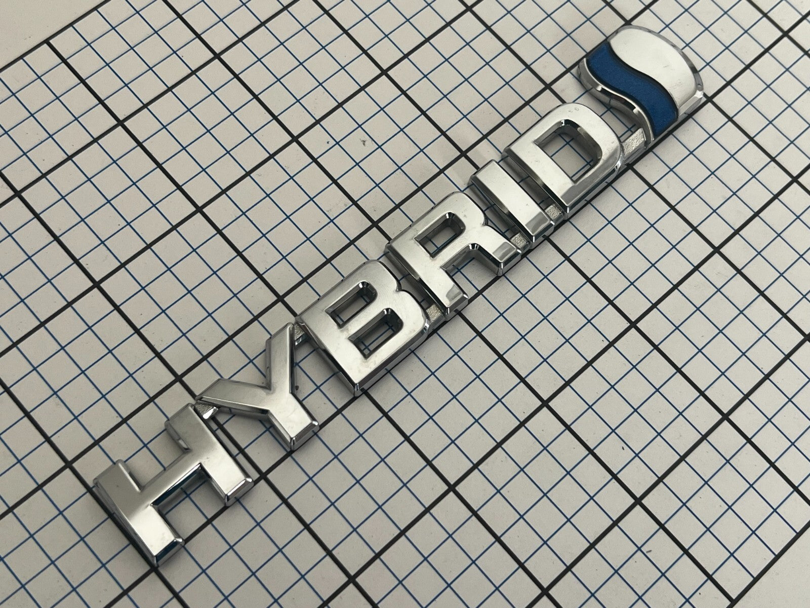 TOYOTA Prius Camry Hybrid Front Fender Emblem Symbol Chrome Badge
