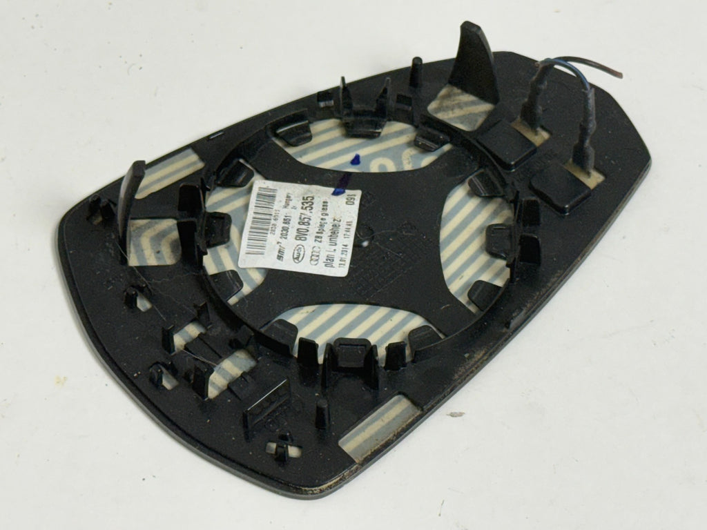 2015-2020 AUDI A3 S3 Left Driver Side Door Heated Mirror Glass 8v0857535